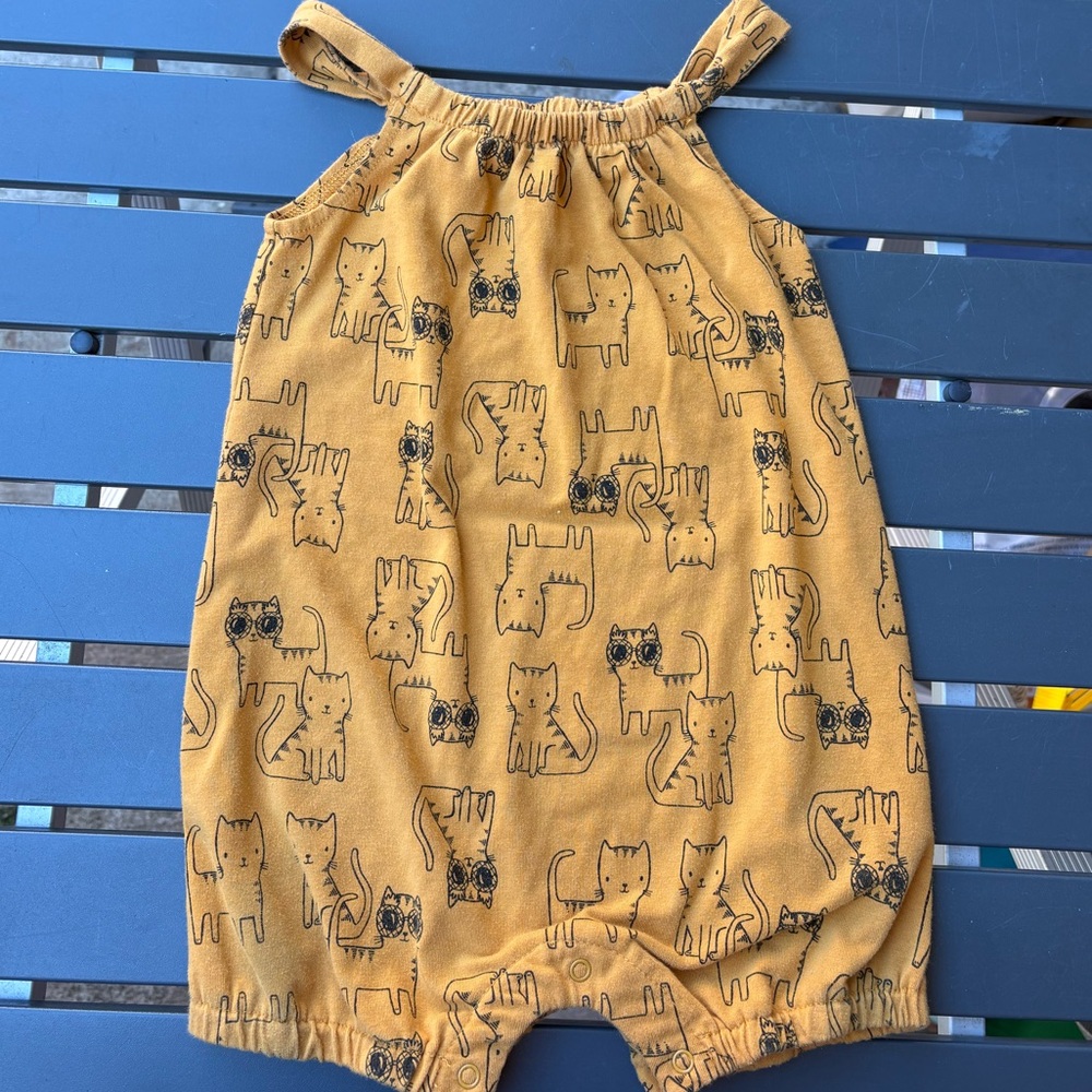 Pl baby onesie romper cat